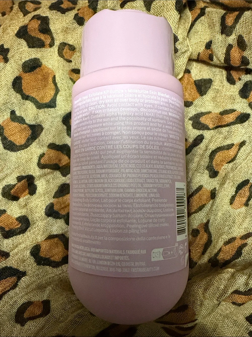 First Aid Beauty KP Smoothing + Brightening Body Lotion Pink